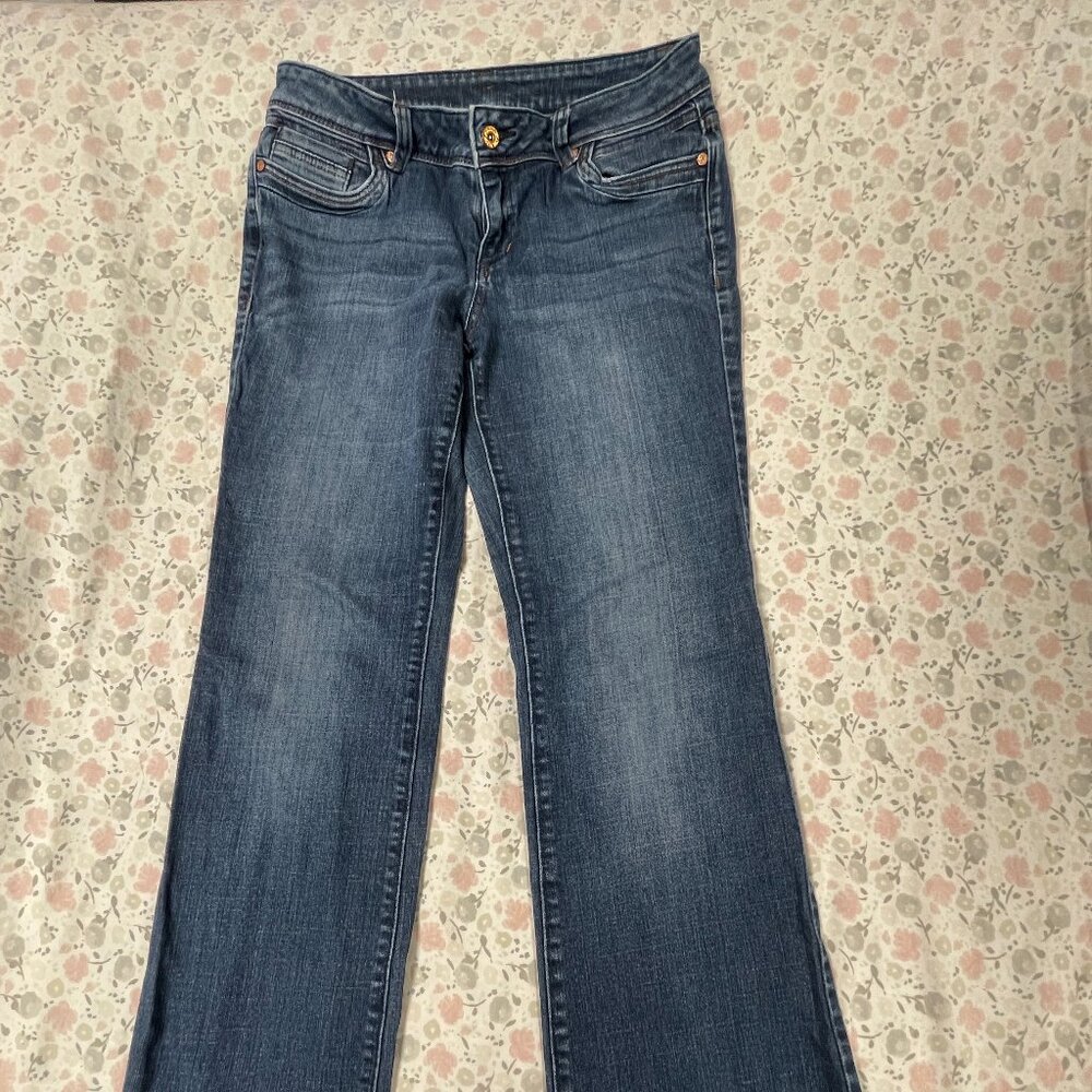 Simply Vera Vera Wang Women's Boot Cut Jeans - Dark Blue Wash